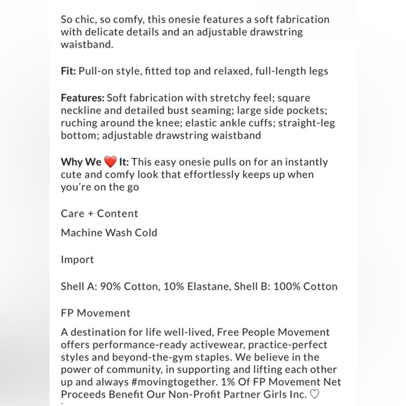 Free People FP Movement Inbound Onesie in Misty Blue Size SM $128 Retail NWT - Picture 7 of 9